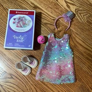 Authentic American Girl doll “Truly Me” “Take the Cake”birthday outfit